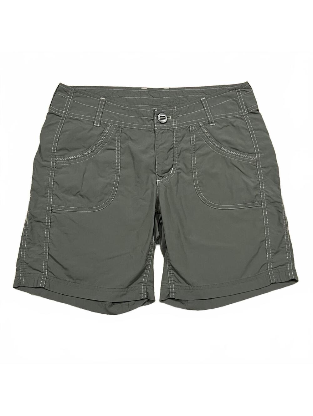 Kuhl Womens Green Nylon Outdoor Hiking Shorts Size 6